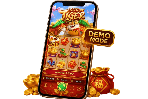 Versão demo do Jogo do Tigrinho (Fortune Tiger) em um celular